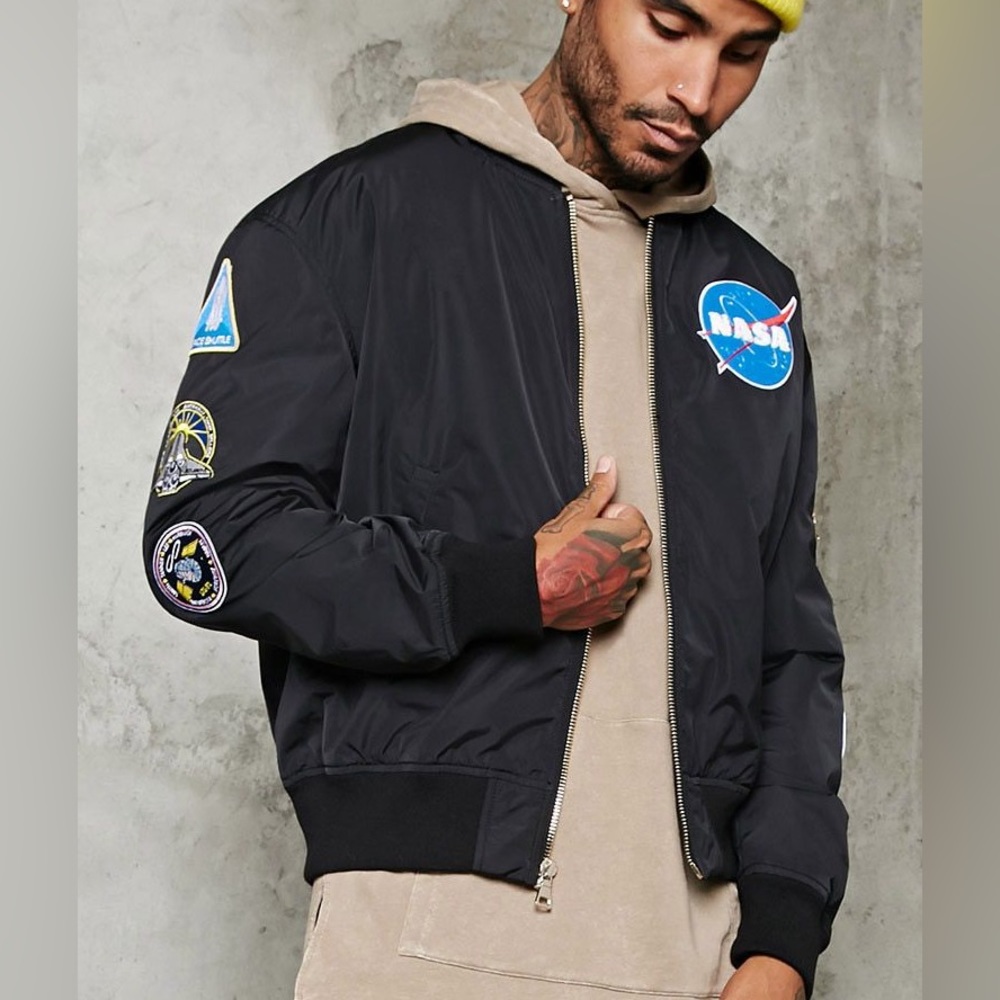 Forever21 men NASA bomber
